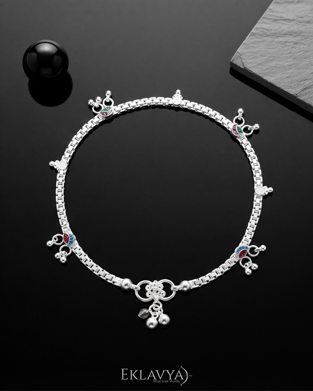 Rangmaya Charm Anklet