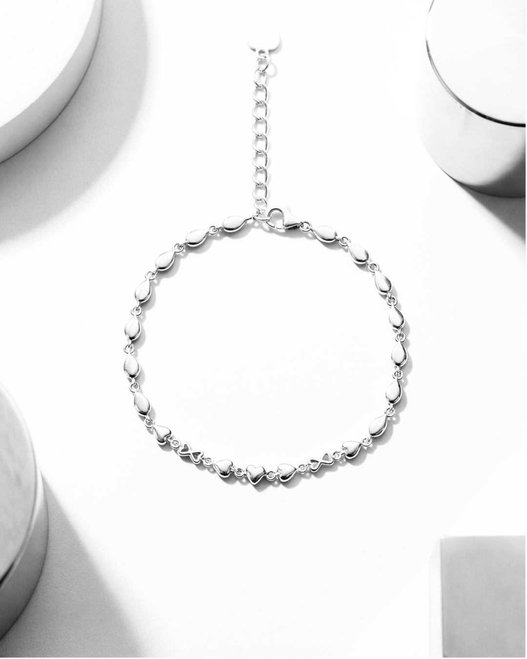 Teardrop & Infinity Bracelet