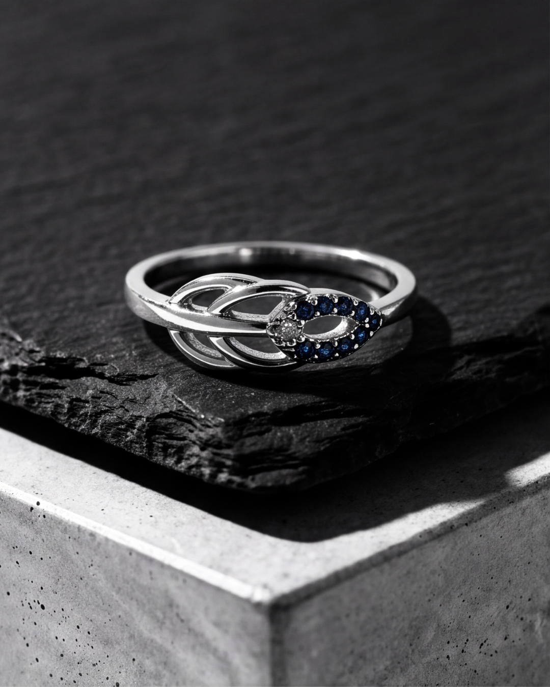 Eklavya Celeste Infinity Ring — catalog image 1