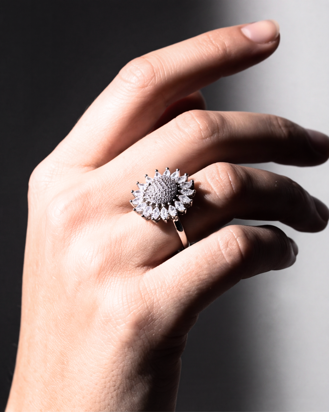 Eklavya Celeste Heart Ring — catalog image 1