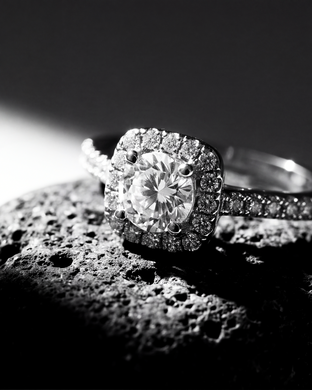 Eklavya Regal Halo Ring — catalog image 1