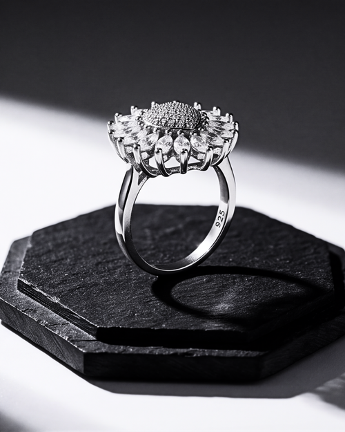 Eklavya Celeste Heart Ring — catalog image 2
