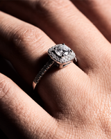Eklavya Regal Halo Ring — catalog image 2
