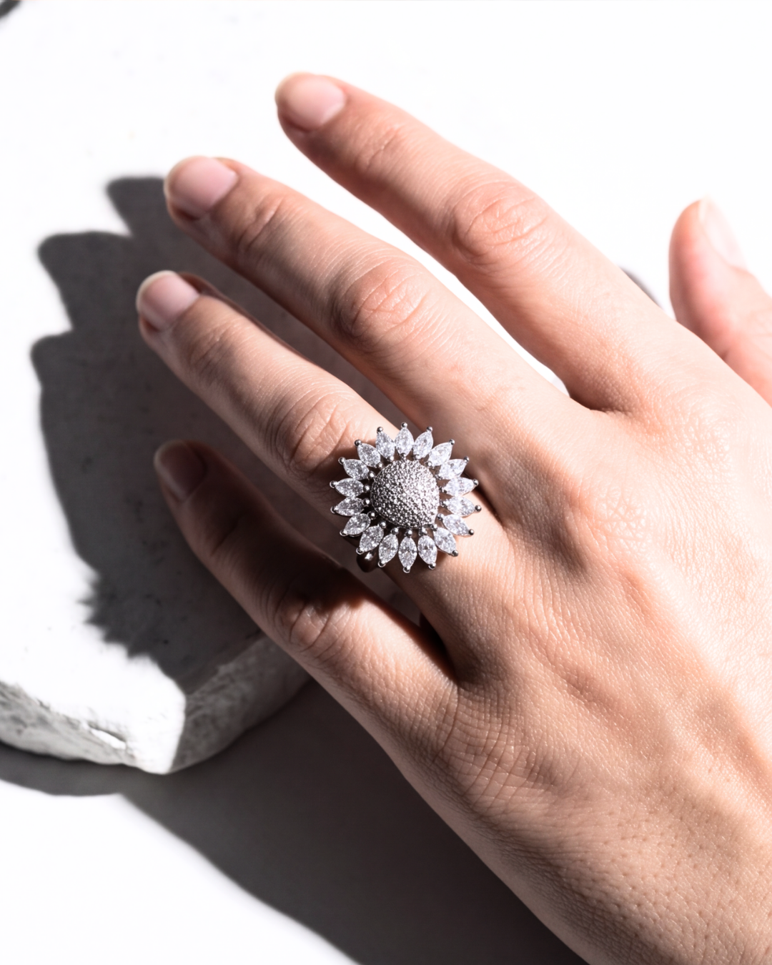 Eklavya Celeste Heart Ring — catalog image 3