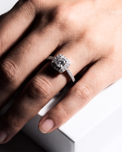 Eklavya Regal Halo Ring — catalog image 4