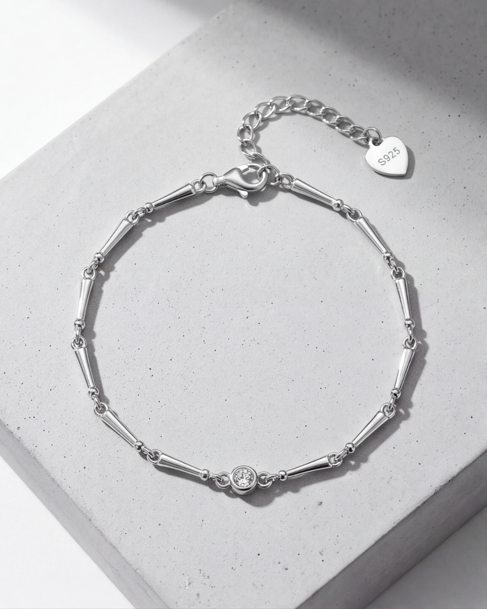 Celeste Solitaire Bracelet