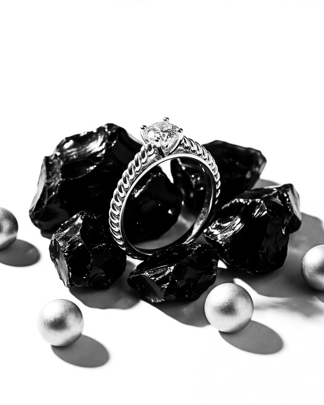 Eklavya Twist Solitaire Ring — catalog image 4