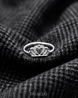 Eklavya Princessa Heart Crown Ring — catalog image 6