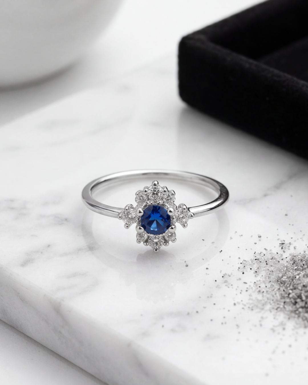 Azure Blossom Ring