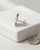 Eklavya Dolphin Enamel Stud Earrings — catalog image 2