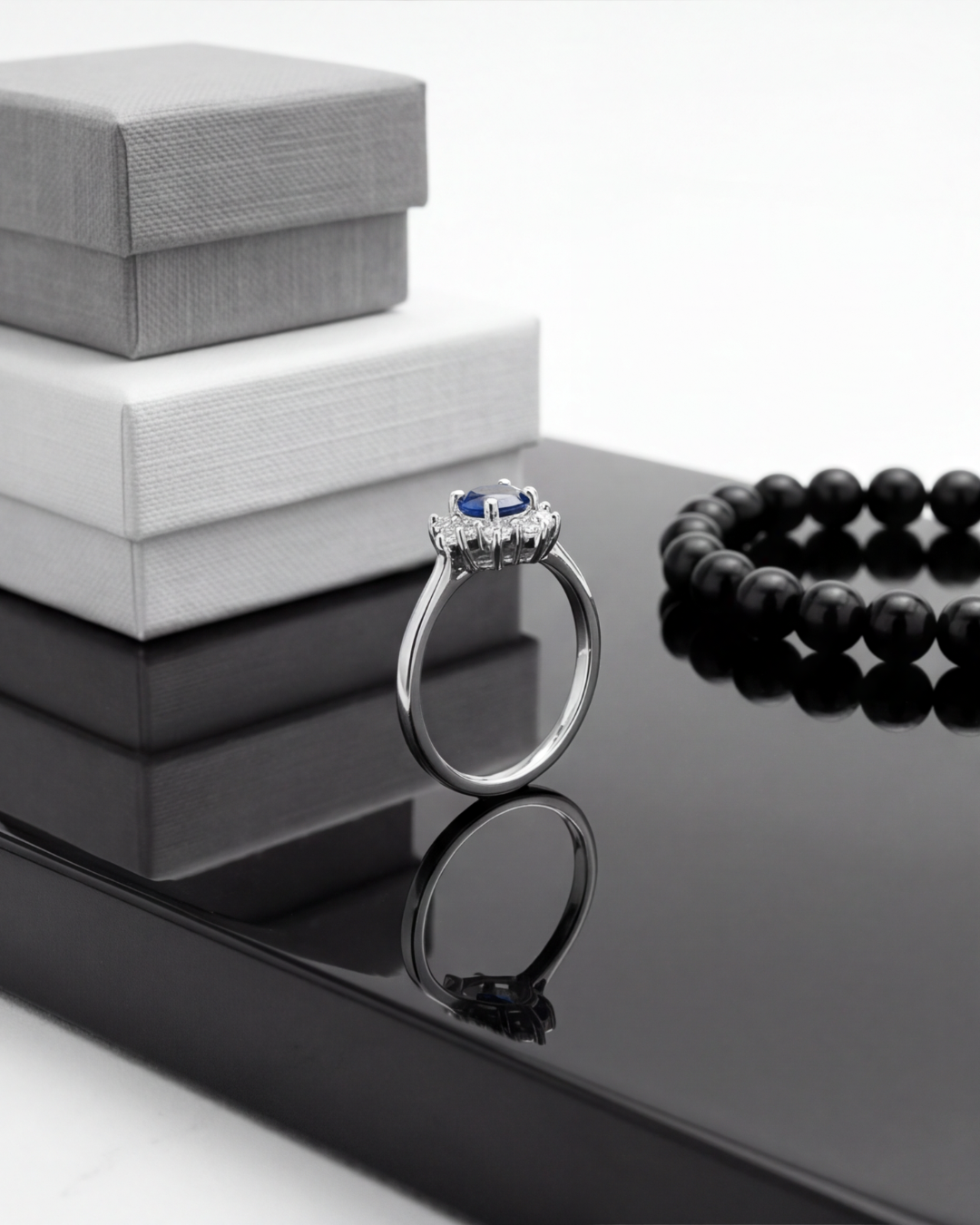 Azure Blossom Ring