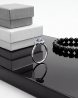 Eklavya Azure Blossom Floral Ring — catalog image 6