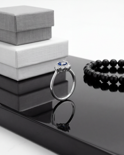 Azure Blossom Ring