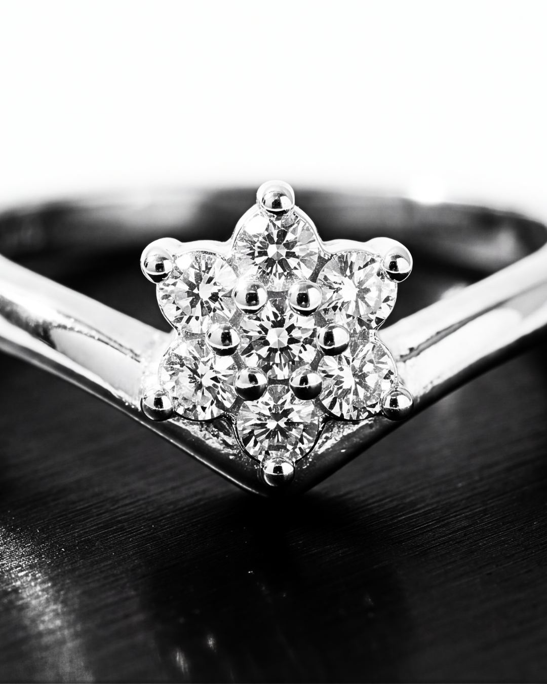 Eklavya Classic Halo Solitaire Ring — catalog image 2