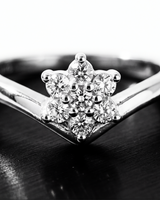 Eklavya Classic Halo Solitaire Ring — catalog image 2