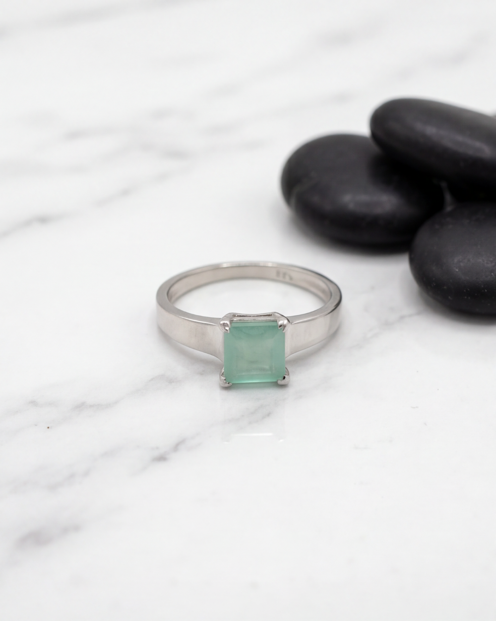 Minte Emerald-Cut Solitaire Ring