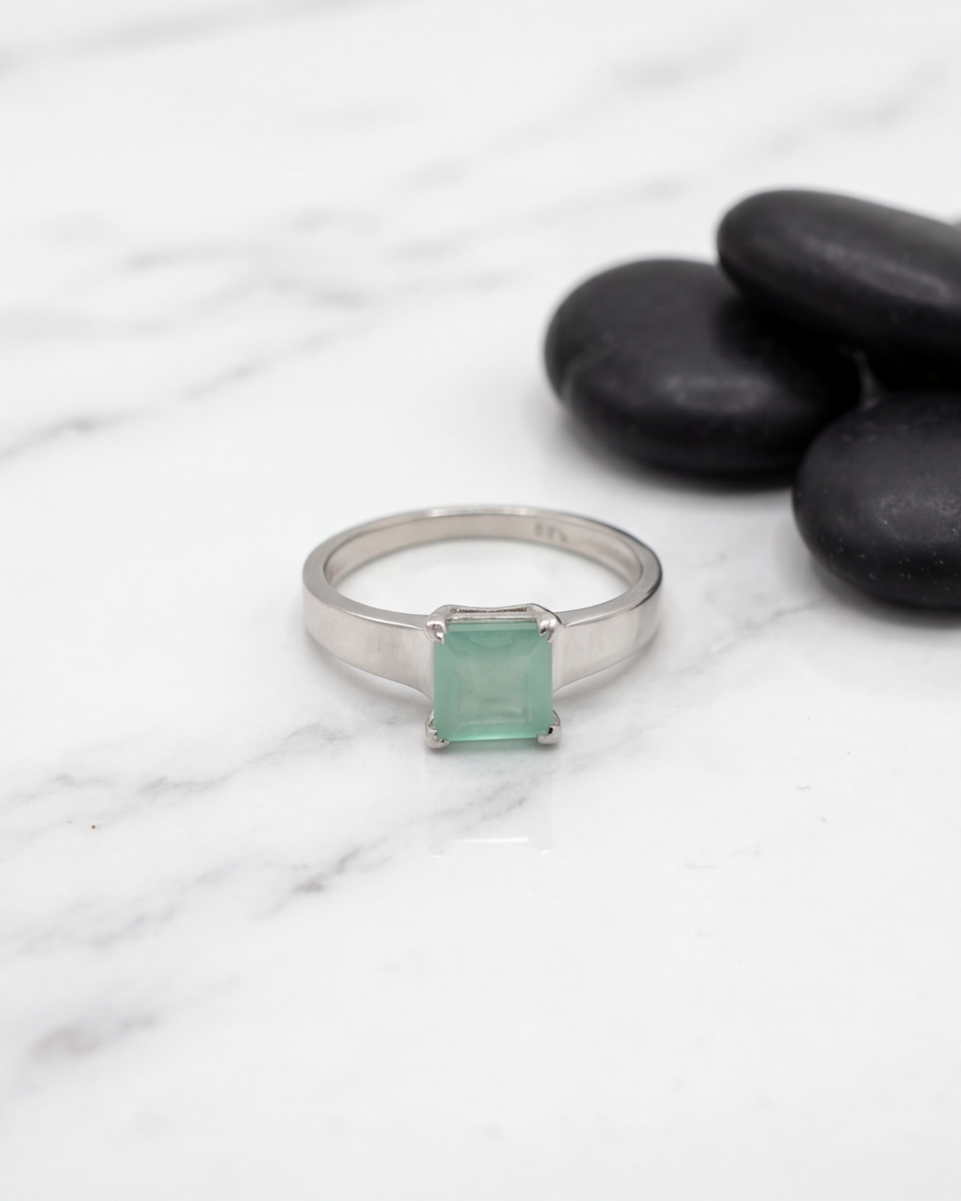 Minté Square Solitaire Ring