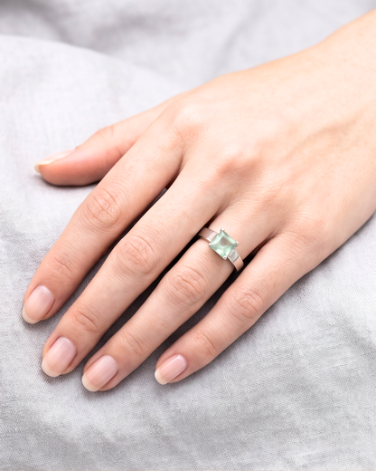 Minté Square Solitaire Ring