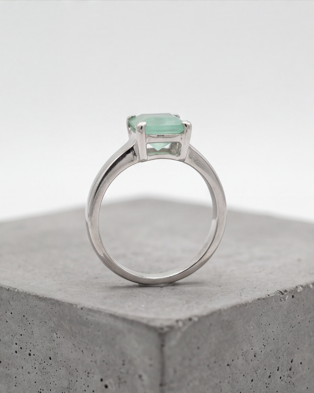 Minté Square Solitaire Ring