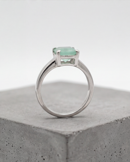 Minté Square Solitaire Ring