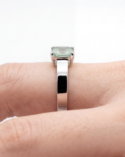 Minté Square Solitaire Ring