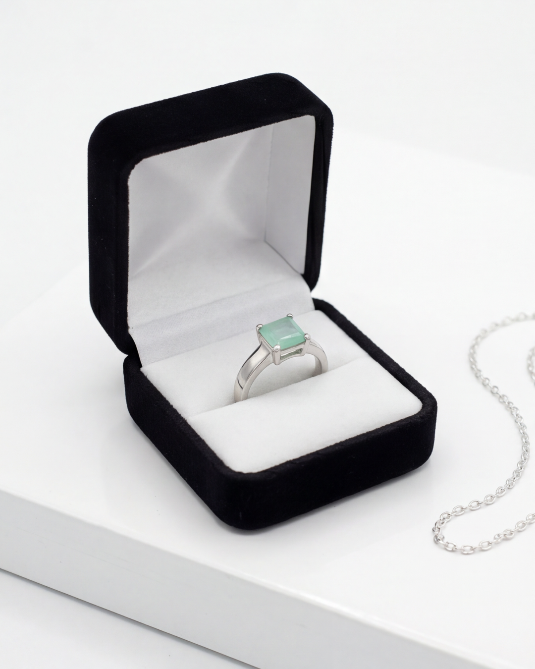Minté Square Solitaire Ring