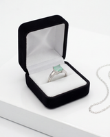 Eklavya Minte Emerald-Cut Solitaire Ring — catalog image 6