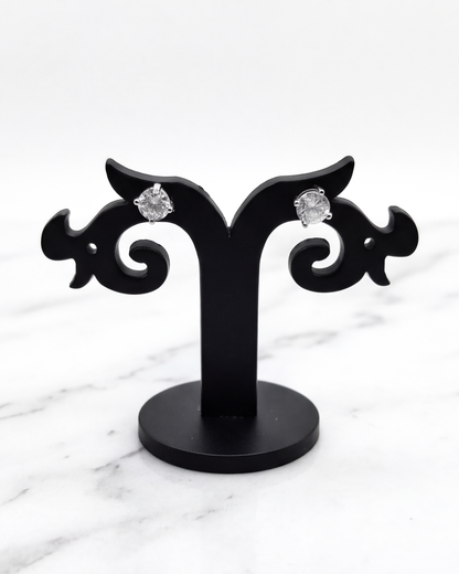 Unisex Solitaire signature Studs(M)