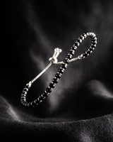 Eklavya Nazaria Noir Black Bead Anklet — catalog image 1