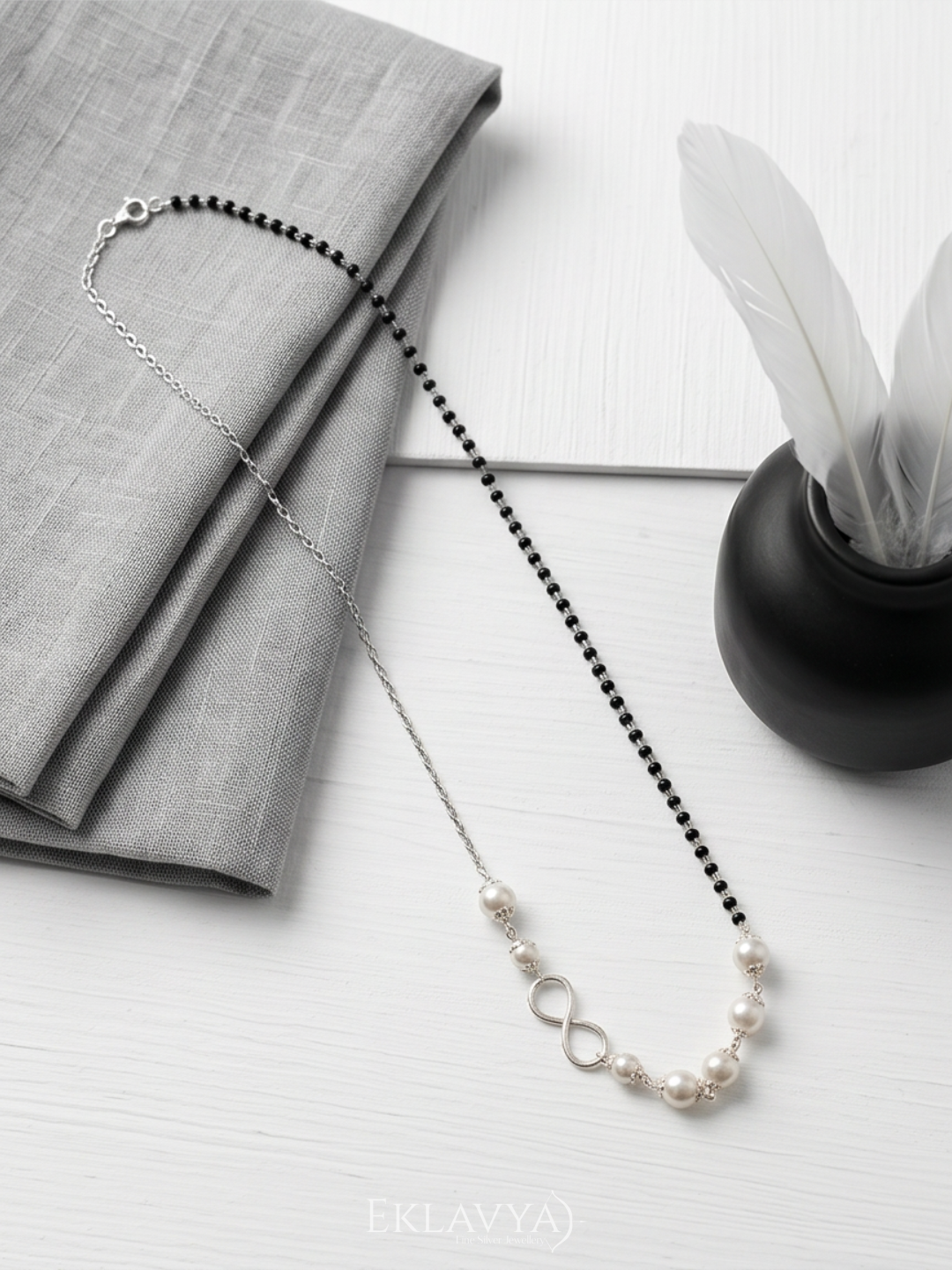 Infinity pearl Mangalsutra 1-of-1
