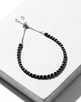 Eklavya Nazaria Noir Black Bead Anklet — catalog image 4