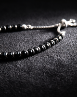 Eklavya Nazaria Noir Black Bead Anklet — catalog image 5