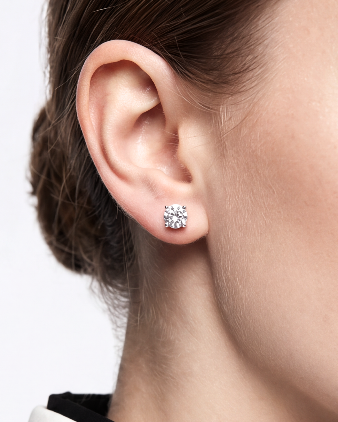 Unisex Solitaire Signature Studs (S)
