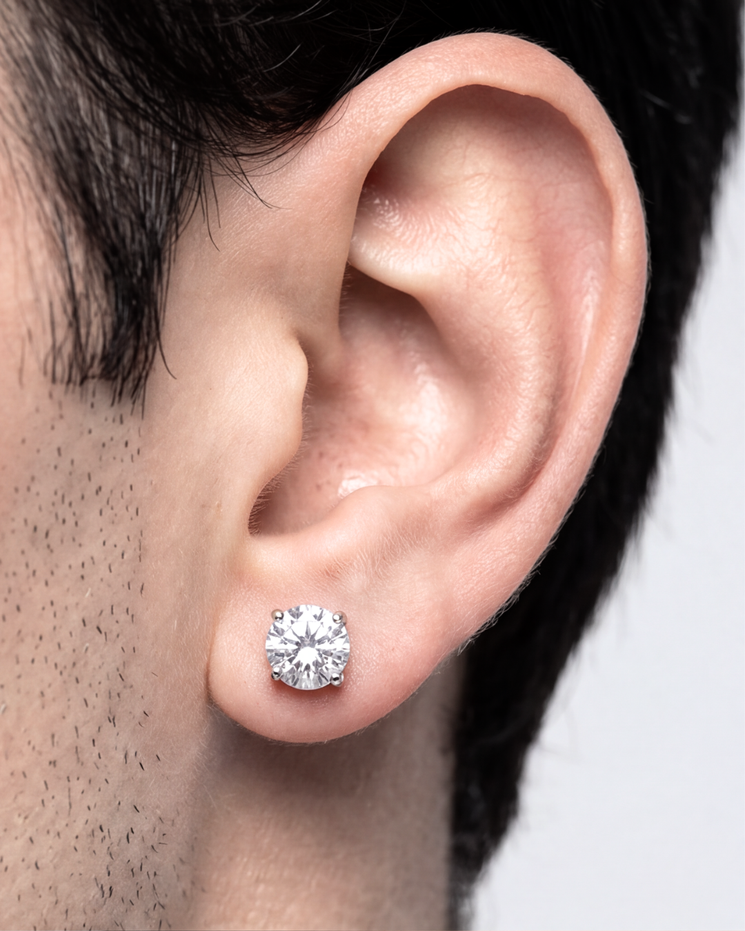 Unisex Solitaire Signature Studs (S)