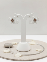 Eklavya Étoile Grace Dual-Tone Stud Earrings — catalog image 2