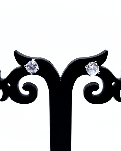 Unisex Solitaire Signature Studs (S)