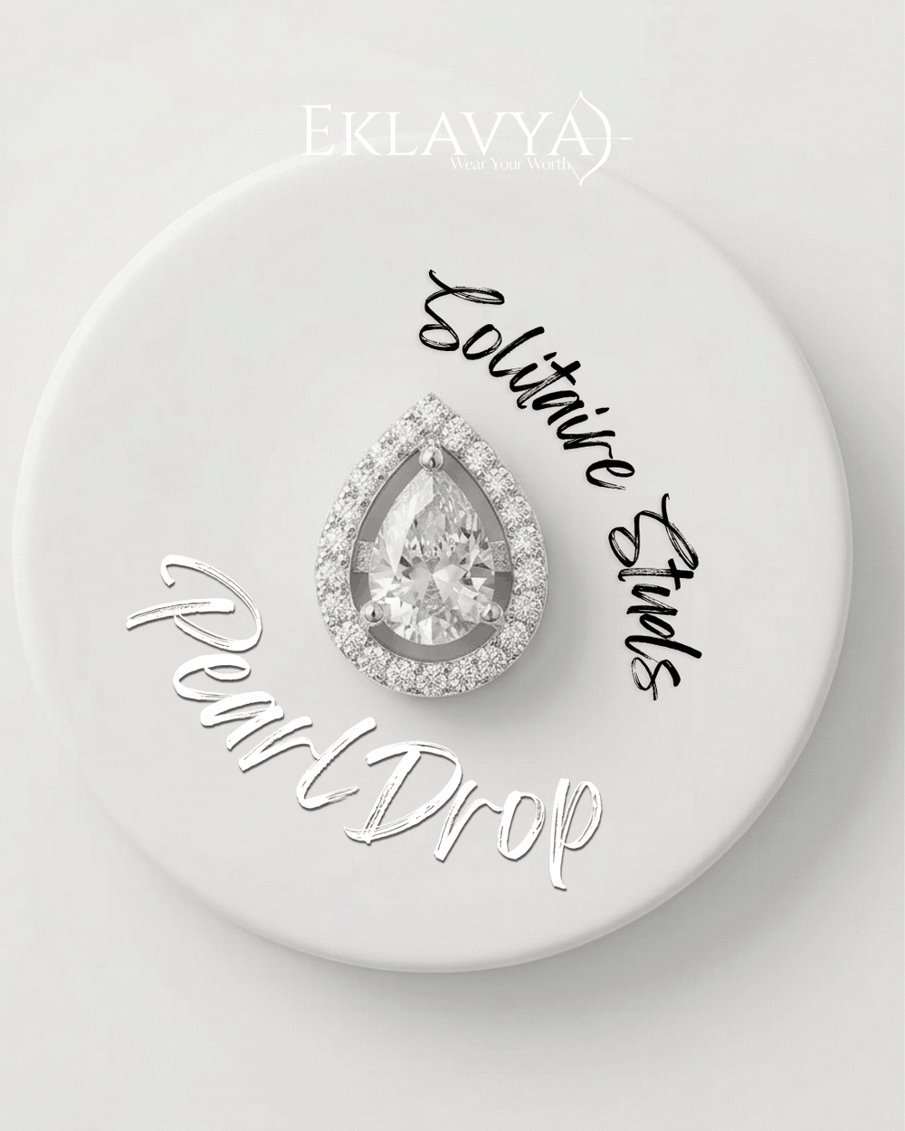Pearl Drop Stud Earrings — 1-of-1