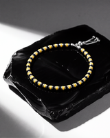 Eklavya Nazaria Noir & Gold Bead Anklet — catalog image 3