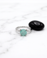 Eklavya Aqua Celeste Solitaire Ring — catalog image 5