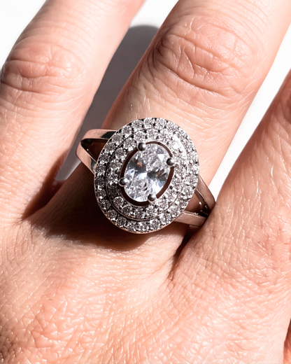 The Majestic Halo Ring