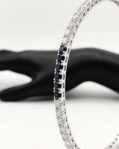 Sapphire Éclat Bangles