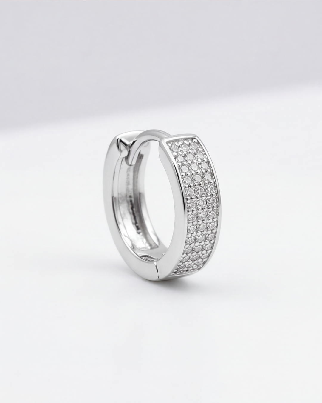 Unisex Grande Pavé Baali Hoops