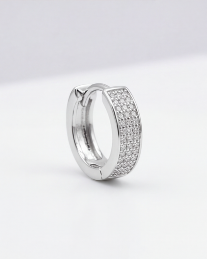 Unisex Grande Pavé Baali Hoops