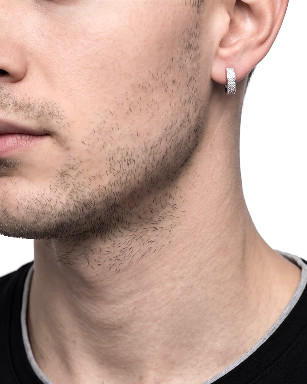 Unisex Grande Pavé Baali Hoops