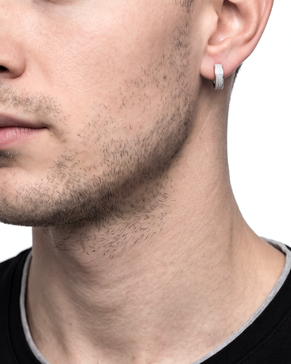 Unisex Grande Pavé Baali Hoops
