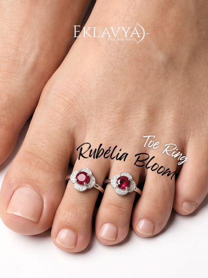 Rubélia Bloom Toe Rings