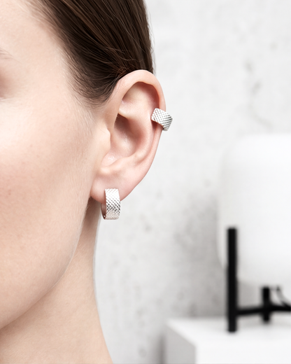 Unisex Textura Classic Baali Hoops