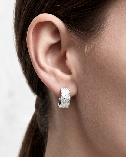 Unisex Textura Classic Baali Hoops