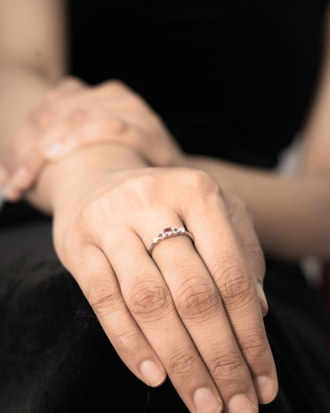 Eklavya Rose Amour Heart Ring — catalog image 3