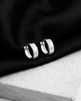 Eklavya Unisex Textura Classic Baali Hoops — catalog image 7